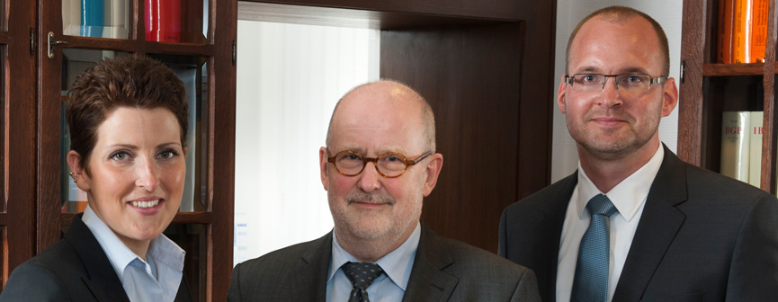 Notare der Kanzlei: Juliane Martin, G&ouml;tz Meyer zu Schweicheln, Paul Marcus Martin